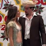 Belinda conquista la residencia de Bad Bunny en Puerto Rico Foto:Bad Bunny dedica “Perro negro” a Belinda frente a todos/Cortesía