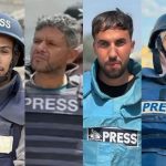 Brutal ataque de Israel mata a cinco periodistas en Gaza Foto: Periodistas asesinados por Israel /cortesía