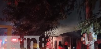 Foto: Fuerte Incendio tras explosión en Managua/TN8