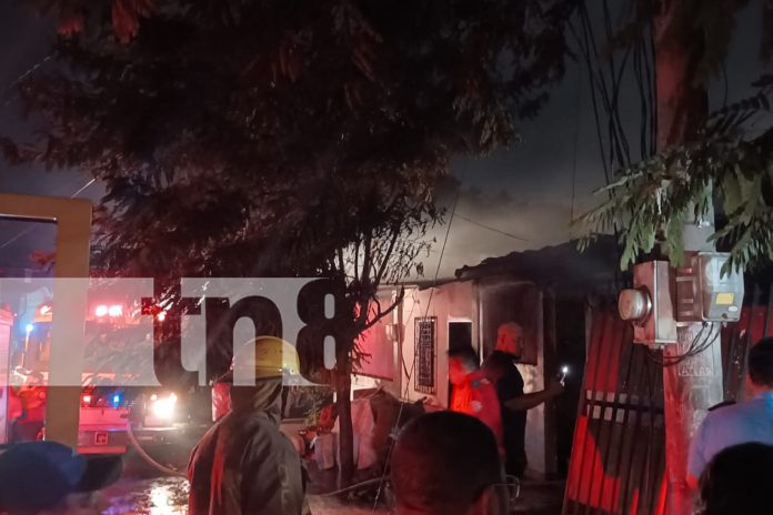 Foto: Fuerte Incendio tras explosión en Managua/TN8