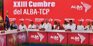 Foto: ALBA-TCP repudia la escalada militares de Estados Unidos en el Caribe / Cortesía