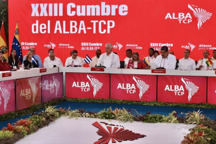 1 Foto: ALBA-TCP repudia la escalada militares de Estados Unidos en el Caribe / Cortesía