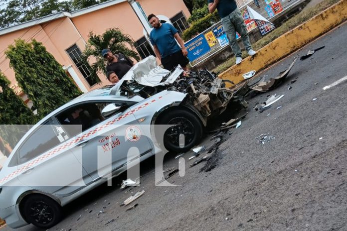 Foto: Masaya accidente que pudo ser fatal/TN8 Foto: Masaya accidente que pudo ser fatal/TN8