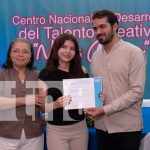 164 estudiantes culminan cursos en el Centro Nieves Cajina y fortalecen su talento creativo Foto: culminan cursos en el Centro Nieves Cajina de Nicaragua/TN8