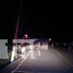 «Caballo» provocó vuelco de camión repartidor de productos varios en Tola, Rivas Foto: "Caballo" provocó vuelco de camión repartidor de productos varios en Tola, Rivas/TN8