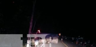 Foto: "Caballo" provocó vuelco de camión repartidor de productos varios en Tola, Rivas/TN8