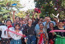 Foto: Nicaragua celebran la llegada de calles nuevas/ Cortesía