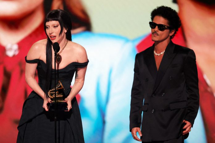 Foto: Lady Gaga y Bruno Mars en la lista de nominados/ Cortesía Foto: Lady Gaga y Bruno Mars en la lista de nominados/ Cortesía