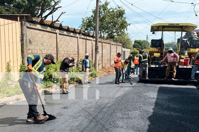 Foto:  4 nuevas calles en el Distrito VII de Managua/ TN8 Foto: 4 nuevas calles en el Distrito VII de Managua/ TN8