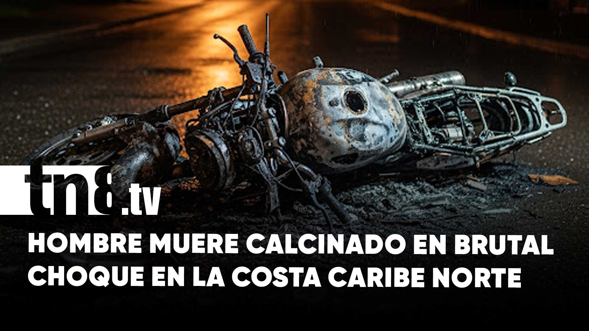 Tragedia en el Caribe Norte: Motociclista muere tras brutal choque | TN8.ni