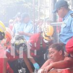 Quemazón de pólvora provoca grave accidente en Managua (VIDEO) Foto: Quemazón de pólvora provoca grave accidente en Managua / TN8