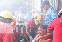 Quemazón de pólvora provoca grave accidente en Managua (VIDEO) Foto: Quemazón de pólvora provoca grave accidente en Managua / TN8