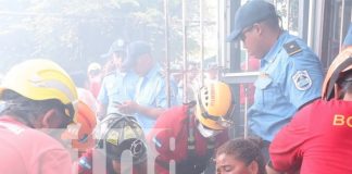 Foto: Quemazón de pólvora provoca grave accidente en Managua / TN8