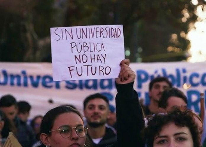 Foto: Paro universitario en Argentina /cortesía Foto: Paro universitario en Argentina /cortesía