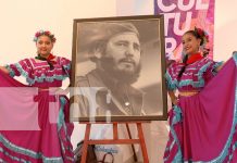 Foto: Con música y poesía, la juventud sandinista honra a Fidel y Tomás/TN8