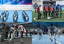China hace historia con los primeros Juegos Mundiales de Robots Humanoides Foto: Robots muestran inteligencia y coordinación en China/ Cortesía