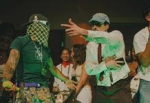 Foto:Feid y Bad Bunny brillan en la casita del Choli/Cortesía