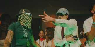 Foto:Feid y Bad Bunny brillan en la casita del Choli/Cortesía