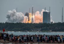 Foto: China lanzó un cohete portador Gran Marcha-12/ Cortesía