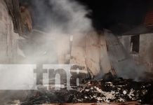 Foto: Luto tras incendio en Bluefields /TN8