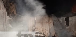 Foto: Luto tras incendio en Bluefields /TN8