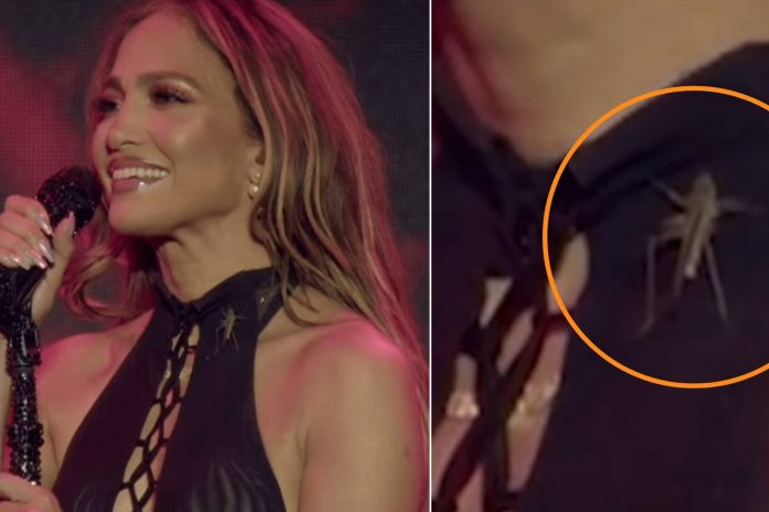 Foto: Jennifer López vive momento inesperado con un grillo /Cortesía Foto: Jennifer López vive momento inesperado con un grillo /Cortesía