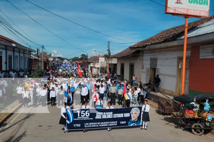 Foto: Nandaime rinde homenaje al General Estrada en su 156 aniversario/TN8 Foto: Nandaime rinde homenaje al General Estrada en su 156 aniversario/TN8