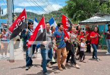 Foto: Nicaragua rinde Homenaje a Tomas y Fidel/TN8