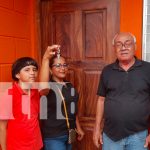 Nandaime entrega viviendas de interés social y hace realidad el sueño de 2 familias Foto: Viviendas con agua, energía y adoquinado en Nandaime/TN8