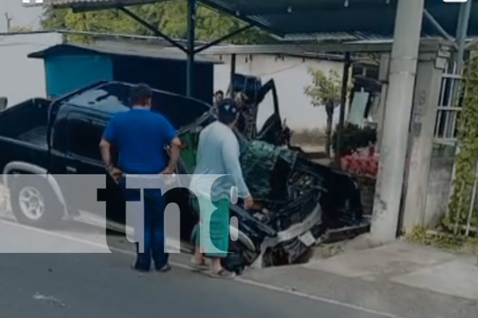 Foto: Motociclista herido en accidente de tránsito en Nindirí/TN8 Foto: Motociclista herido en accidente de tránsito en Nindirí/TN8