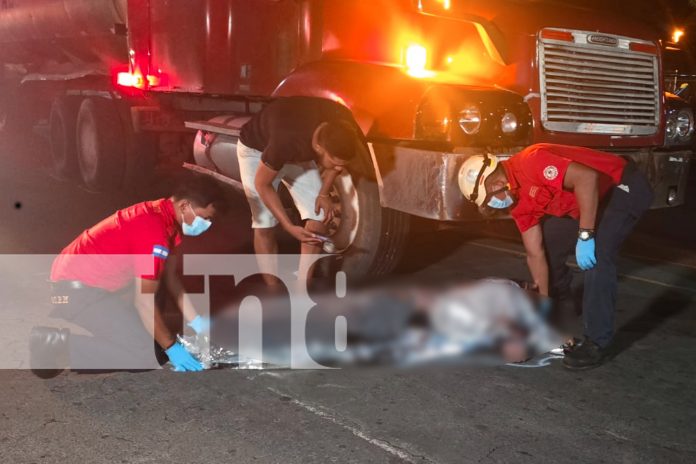 Foto: Tragedia en Managua: hombre pierde la vida al ser arrollado por cisterna/TN8