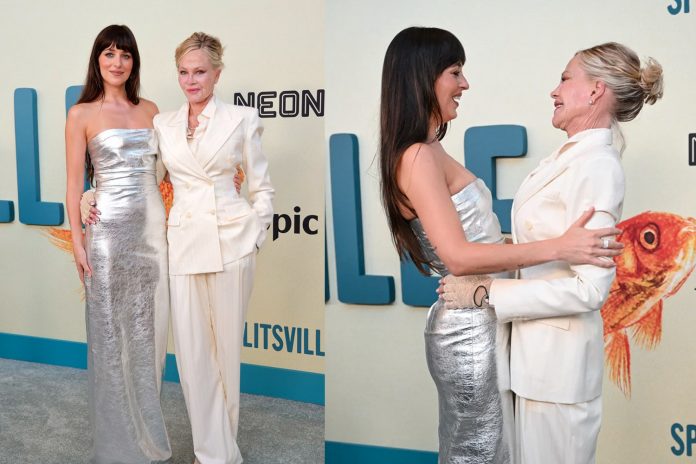 Foto: Dakota Johnson y Melanie Griffith impactan con sus vestidos/ Cortesía Foto: Dakota Johnson y Melanie Griffith impactan con sus vestidos/ Cortesía