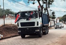 Camiones Belarús fortalecen desarrollo municipal en Nueva Segovia