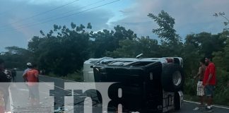 Foto: Aparatoso accidente en Rivas / TN8