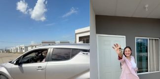 Foto: Salma Flores presume carro y casa propia /Cortesía