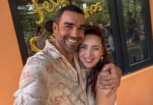 Foto: Marcus Ornellas celebra en grande con Ariadne Díaz / Cortesía