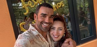Foto: Marcus Ornellas celebra en grande con Ariadne Díaz / Cortesía