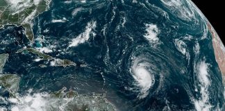 Foto: Huracán Erin sigue el rastro de tormentas/ Cortesía