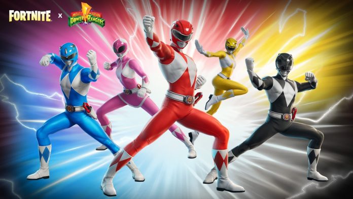 Fortnite une fuerzas con los Power Rangers en un tráiler en vivo