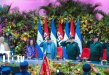 Foto: Comandante Daniel Ortega en acto por el 45 aniversario de la Fuerza Naval de Nicaragua / TN8