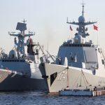 Foto: China y Rusia inician sus ejercicios navales /Cortesía