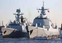 Foto: China y Rusia inician sus ejercicios navales /Cortesía