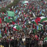 Miles marchan en Nueva York contra los ataques en Gaza y exigen alto al fuego Foto: Marchan en Nueva York contra el genocidio en Gaza /Cortesía