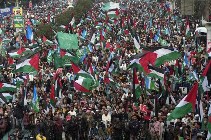 Foto: Marchan en Nueva York contra el genocidio en Gaza /Cortesía Foto: Marchan en Nueva York contra el genocidio en Gaza /Cortesía