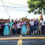 Familias de la Colonia Tenderí, en Managua, estrenan cuatro calles pavimentadas Foto: Cuatro calles nuevas en la Colonia Tenderí, Managua / TN8