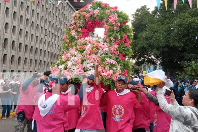 Foto: La fiesta no para en el retorno del santo a las Sierritas, Managua /TN8 Foto: La fiesta no para en el retorno del santo a las Sierritas, Managua /TN8