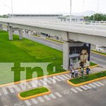 «Le da belleza a Managua»: pobladores muy alegres con el nuevo Paso a Desnivel Foto: Paso a Desnivel Comandante Julio Buitrago, en Managua / TN8