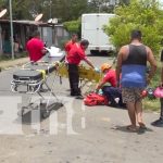 Salieron a comprar un abanico y terminaron con fuertes lesiones en Managua Foto: Accidente cerca de La Cachorra, Managua / TN8