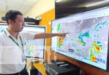 Semana de calor intenso y lluvias en varias regiones de Nicaragua Foto: Pronóstico del clima según INETER Nicaragua / TN8