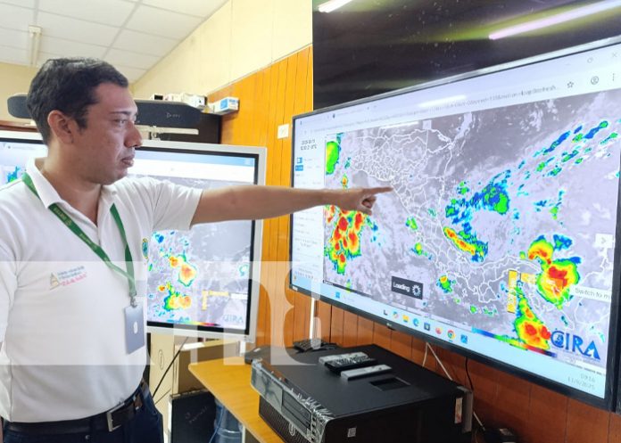 Foto: Pronóstico del clima según INETER Nicaragua / TN8